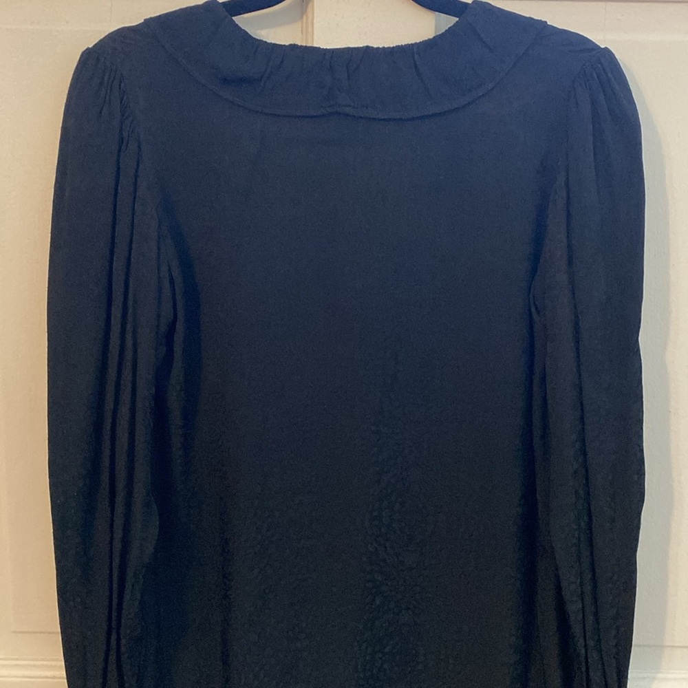 Black Button-Down, Blouse - image 7